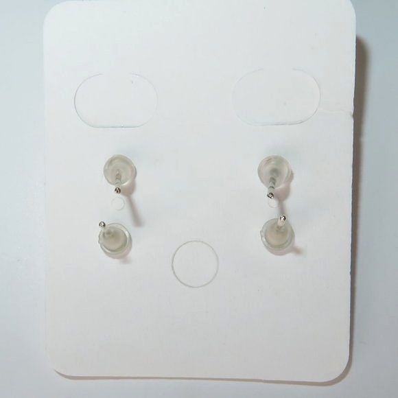 Set Of TWO Pairs Fashion Turquoise Enamel Earrings - Picture 10 of 10